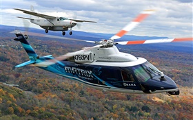 Hélicoptère, avion, vol HD Fonds d'écran